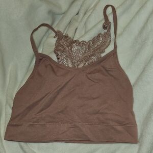 Brown Lace Bralette